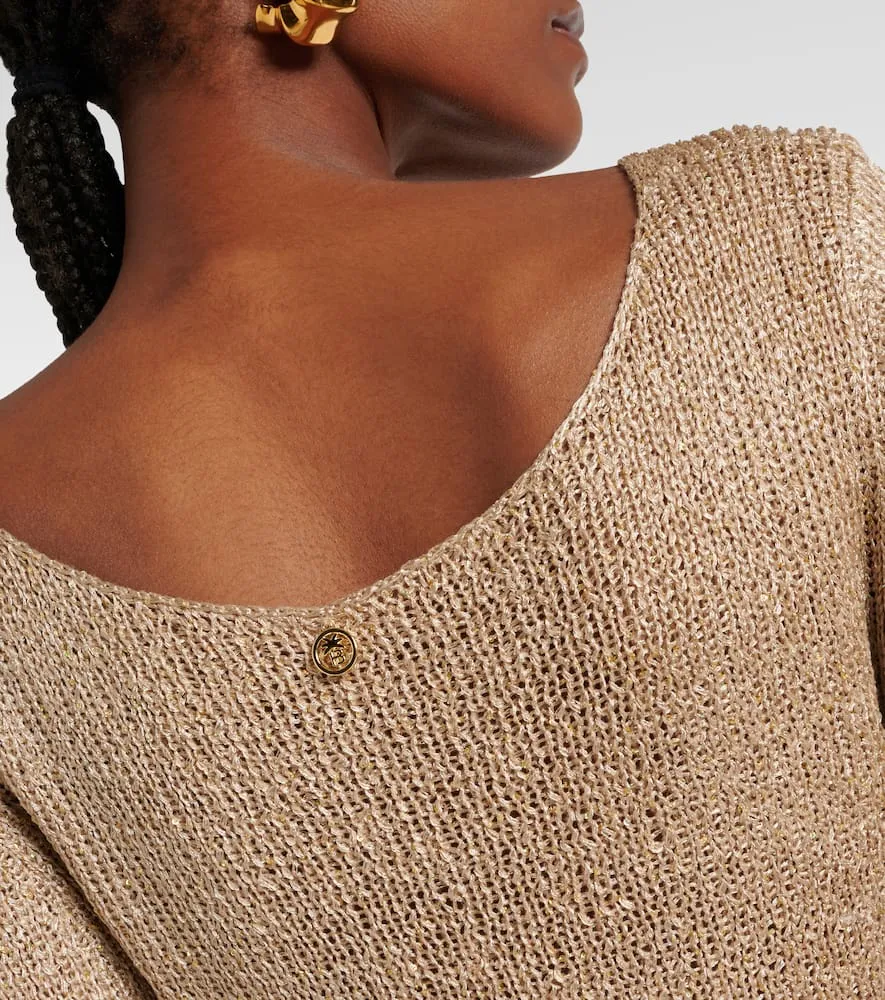Bananhot Rey cutout knitted beach cover-up