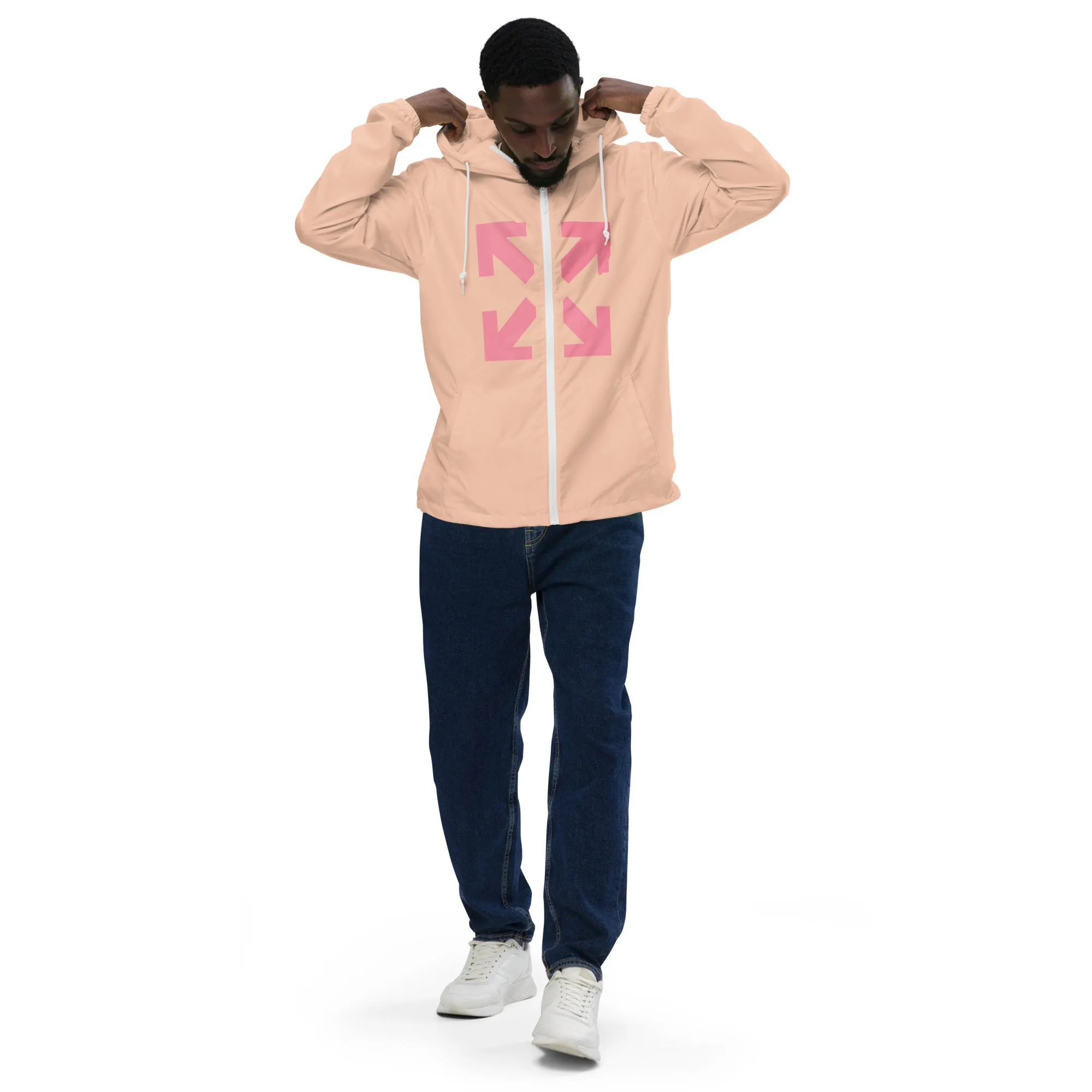 Black Mogul Coral Reef Unisex lightweight zip up windbreaker