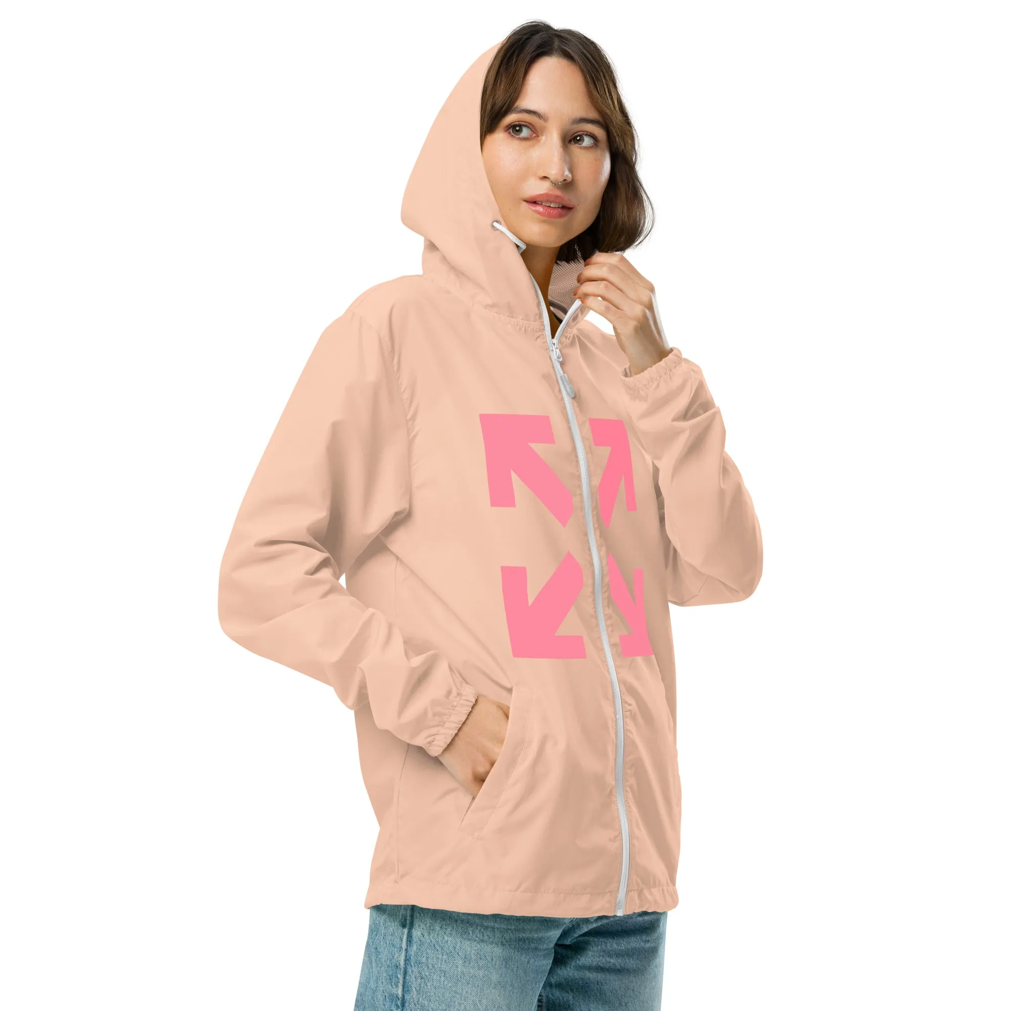 Black Mogul Coral Reef Unisex lightweight zip up windbreaker