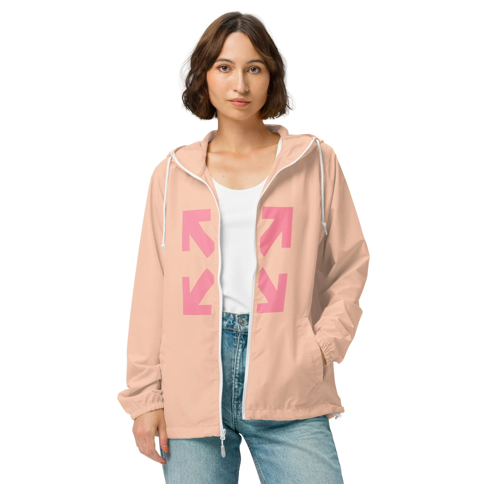Black Mogul Coral Reef Unisex lightweight zip up windbreaker