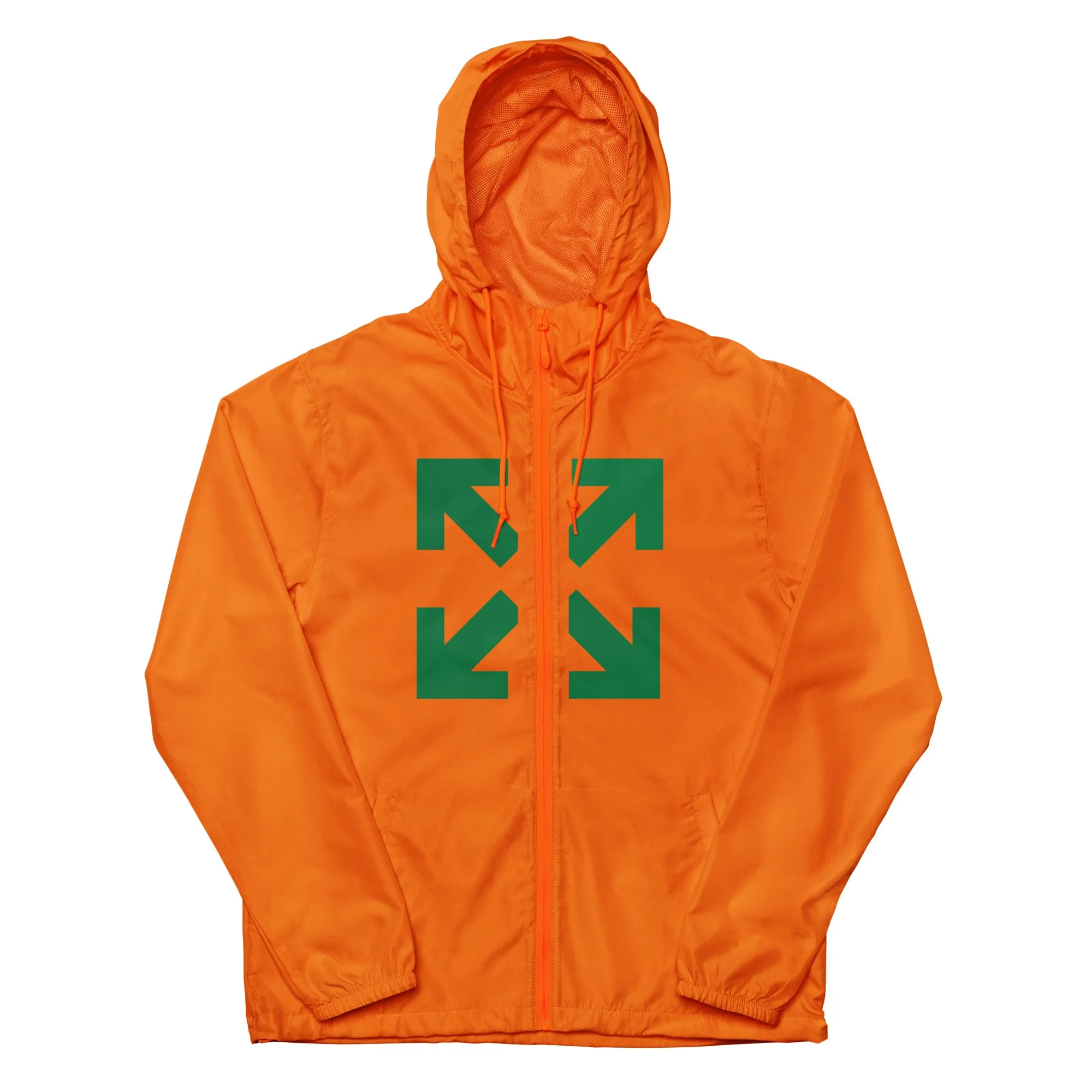 Black Mogul Hurricane Unisex lightweight zip up windbreaker