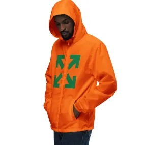 Black Mogul Hurricane Unisex lightweight zip up windbreaker