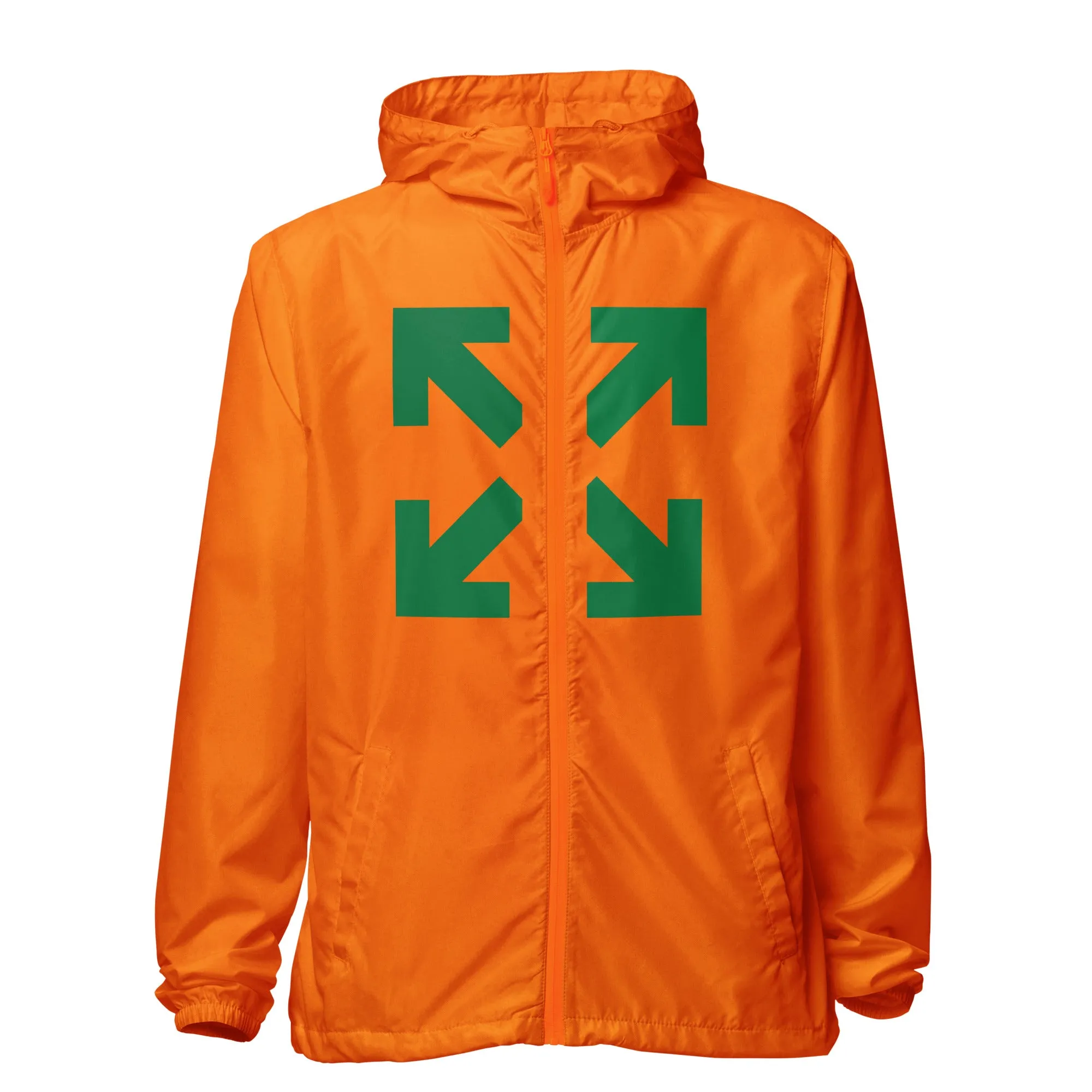 Black Mogul Hurricane Unisex lightweight zip up windbreaker