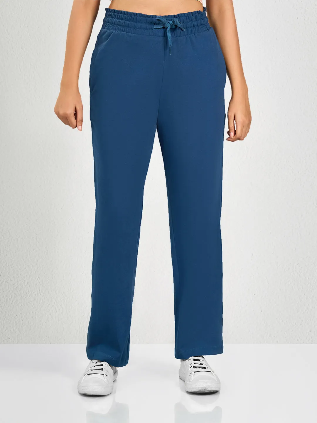 Blue Solid TT Track Pant