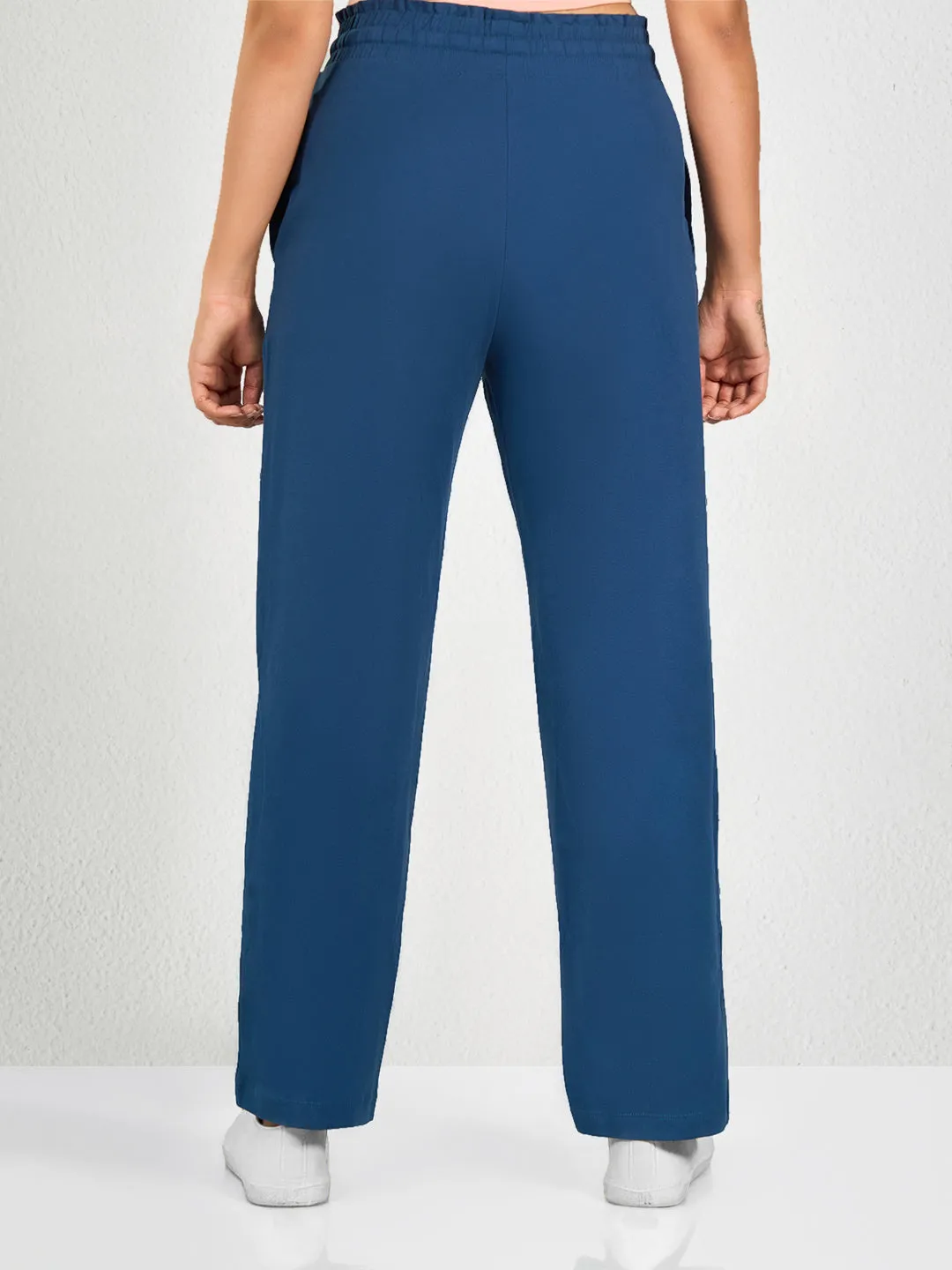 Blue Solid TT Track Pant
