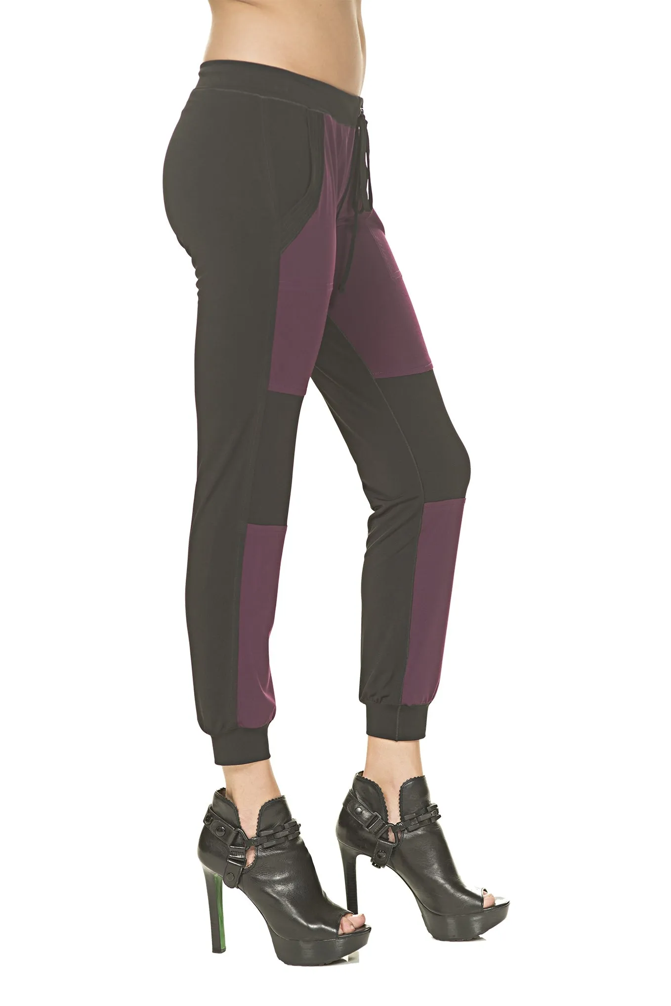 Drawstring Two Tone Pocket Jogger