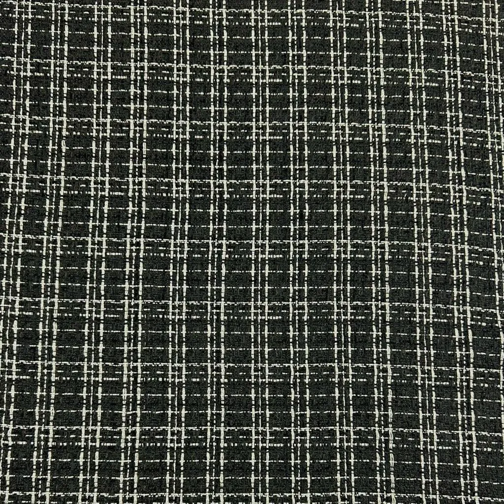 Lurex Checkered Tweed Fabric
