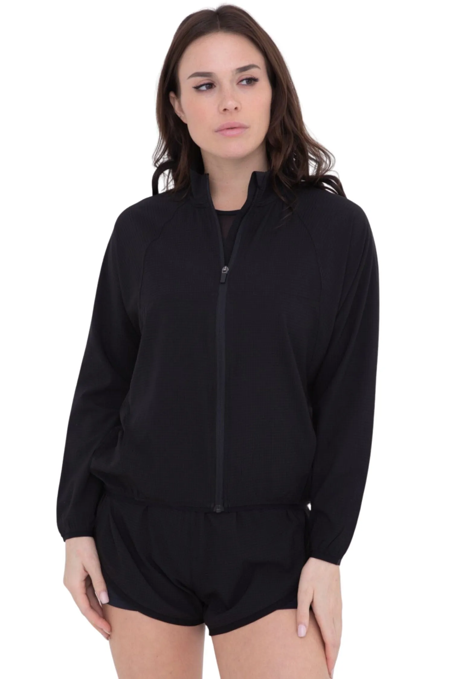 Mock Neck Running Jacket