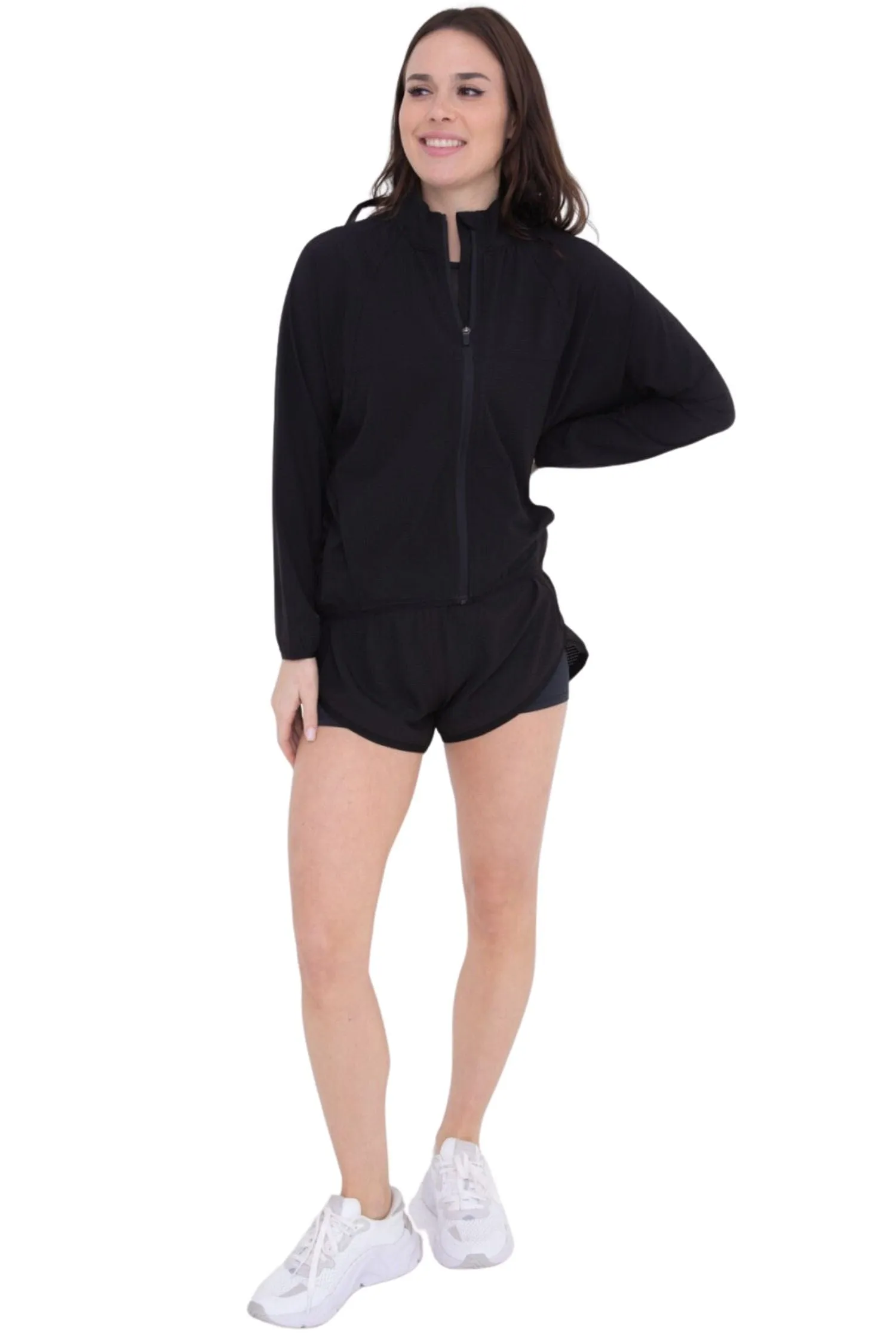 Mock Neck Running Jacket