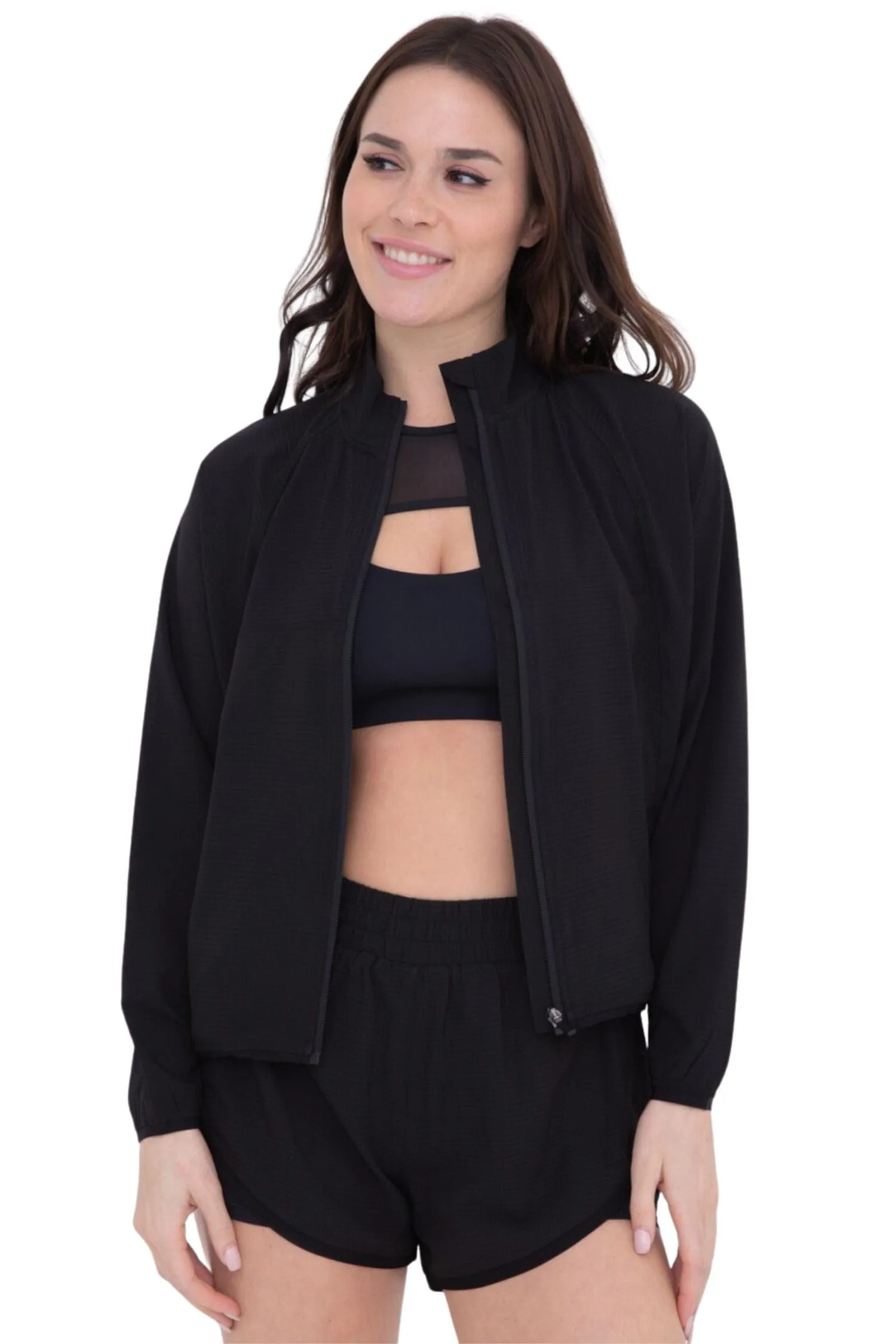 Mock Neck Running Jacket