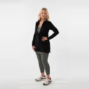 Sedona Long Jacket - Black Noir